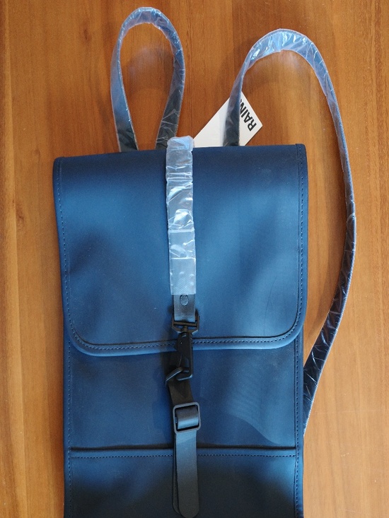 NWT!! RAINS Waterproof Backpack Mini - Navy Blue